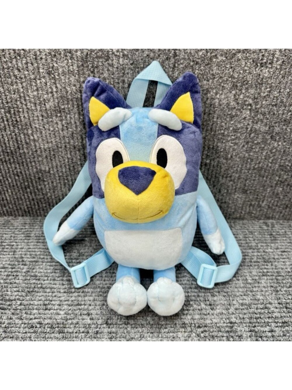 Bluey Plush Backpack Bag 16” Ludo Stuffed Animal Dog Adjustable Straps EUC